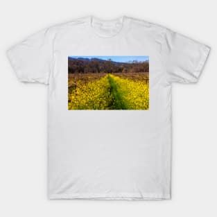 Wilde Mustard Grass In The Vineyards T-Shirt